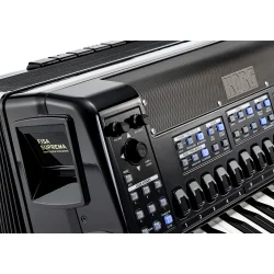 KORG FSUP-P-MBK FISA Suprema Aero Digital Instrument Avanceret Digital Harmonika m/tangenter