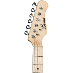 Beaton Legend BK Elektrisk Guitar m/dobbelt cutaway (Sort) 