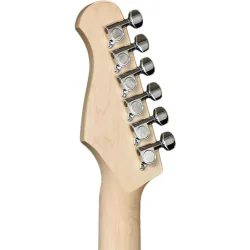 Beaton Legend BK Elektrisk Guitar m/dobbelt cutaway (Sort) 