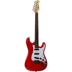 Beaton Legend RD Elektrisk Guitar m/dobbelt cutaway (Rd)