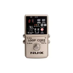 Nux Loop Core Deluxe Bundle Looper Guitar Effekt Pedal m/tilh�rende kontrolpedal