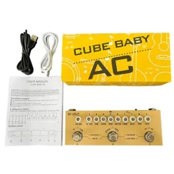 M-Vave Cube Baby AC Guitarpedal/Effektpedal - Multieffektpedal (Akustisk/Elektrisk Guitar) 