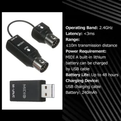 M-Vave Tr�dl�s MIDI System (Instrumenter m.m) 