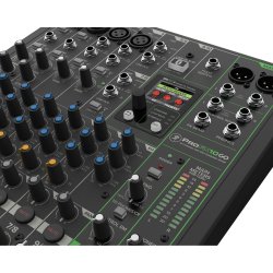 Mackie ProFX10GO NY 10-kanals Batteridrevet Analog Mixer m/forbedret FX, USB-optagelsestilstande