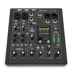 Mackie ProFX6v3+ 6-kanals Analog Mixer m/forbedret FX, USB-optagelsestilstande &amp; bluetooth