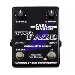 Carl Martin Two Faze Dobbelt Fhaseshiftn Guitar Effekt Pedal (designet af Holm Malmquist)