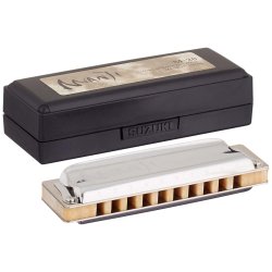 Suzuki M-20 Manji Standard Mundharmonika Tone C 10 Huls Diatonisk Mundharpe inkl. opbevarings�ske