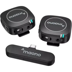 Maono WM820 C2 (TX + TX + RX) Dobbelt Tr�dl�st USB-C Mikrofon S�t 