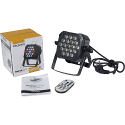 Algam Lighting MINIPAR193-FX LED PAR-lampe (18 x 1W + 1 x 3W RGB Mini LED) inkl. tilbehr