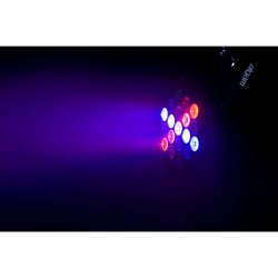 Algam Lighting MINIPAR193-FX LED PAR-lampe (18 x 1W + 1 x 3W RGB Mini LED) inkl. tilbehr