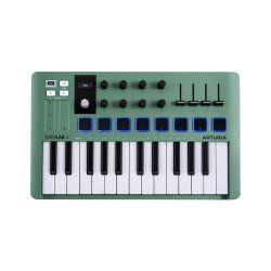 ARTURIA MiniLab 3 Mint Edition Lean Green MIDI Machine MIDI Controller (25 tangenter, 8 pads)