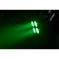 Algam Lighting MINIPAR-46-QUAD LED PAR-lampe (4 x 6W RGBW LED'er) inkl. tilbehr 