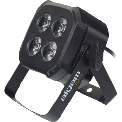 Algam Lighting MINIPAR-46-QUAD LED PAR-lampe (4 x 6W RGBW LED'er) inkl. tilbehr 