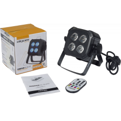 Algam Lighting MINIPAR-46-QUAD LED PAR-lampe (4 x 6W RGBW LED'er) inkl. tilbehr 