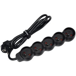 Algam Lighting MULTI-5 Strm Forlngerledning m/5 stik (1,2 meter) 