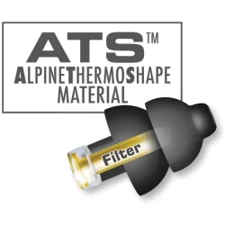 Alpine Music Safe Pro repropper 16/19/22dB Dmpning inkl. opbevaringsetui (2stk + 3x 2stk filtre)