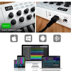 M-Vave SMK-25 Bluetooth MIDI Keyboard