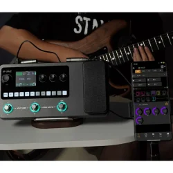 M-Vave MK-20 Multieffekt Guitar Pedalboard m/320 effekter, 150 presets, looper &amp; trommemaskine 