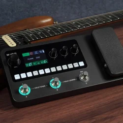 M-Vave MK-20 Multieffekt Guitar Pedalboard m/320 effekter, 150 presets, looper &amp; trommemaskine 