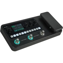 M-Vave MK-20 Multieffekt Guitar Pedalboard m/320 effekter, 150 presets, looper &amp; trommemaskine 