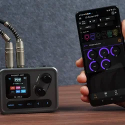 M-vave Pocket Amp Guitar Multieffekt &amp; Forst�rker m/80 hukommelsespladser &amp; indbygget batteri 