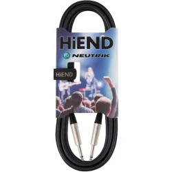 HiEnd Instrumentkabel m/Neutrik-Stik 2 � 6,35 Mm Mono-Jack (3 Meter)