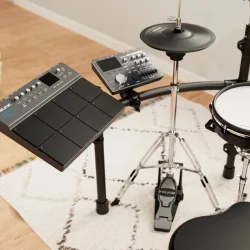 Nux DP-2000 Elektriske Trommemaskine/Trommes�t m/8 Pads &amp; 20 Presets