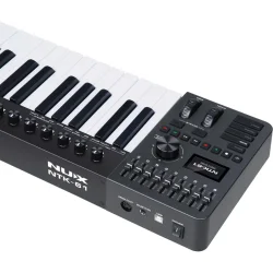 NUX NTK-61 MIDI Keyboard Controller (61 semi-v�gtede velocity-sensitive tangenter m/ aftertouch)