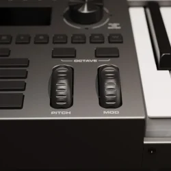 NUX NTK-61 MIDI Keyboard Controller (61 semi-v�gtede velocity-sensitive tangenter m/ aftertouch)