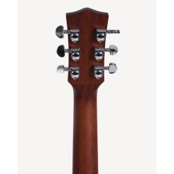 Sigma DM-SG5 Dreadnought Western Guitar m/pickup inkl. taske (Heritage Cherry Sunburst H�jglans) 