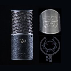 Aston Microphones The Aston Origin Black Bundle Cardioid Kondensator Mikrofon Pakke