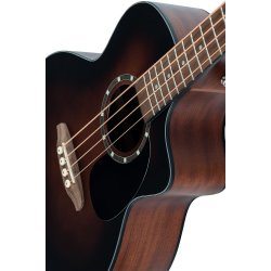 Ortega D7CE-BFT-4 4-str. Akustisk bas med mik, Cutaway, Bourbon Fade