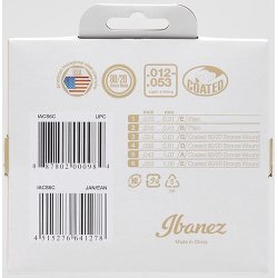 Ibanez IACS6C Coated 80/20 Bronze Light 012-053 Western Guitar Strenges�t 