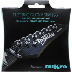 Ibanez IEGS61MK Nickel Wound Mikro Regular Light 10-46 Elektrisk Guitar Strenges�t