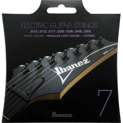 Ibanez IEGS71 Nickel Wound 7-strenget Regular Light 10-59 Elektrisk Guitar Strenges�t 