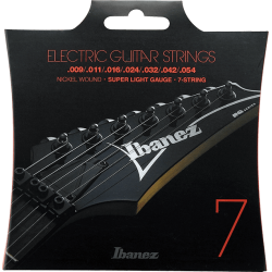 Ibanez IEGS7 Nickel Wound 7-strenget Super Light 9-54 Elektrisk Guitar Strenges�t 