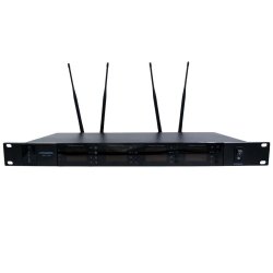 Pasgao WDC-3400+PBT-3400 (612-697 MHz) tr�dl�st s�t med fire lommesendere