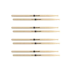 Promark PW2BW-4P Classic Attack 2B Lacquered Shira Kashi Oak Oval Wood Tip Trommestikker 4-pak