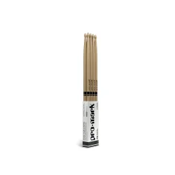 Promark TX7AW-4P Classic Forward 7A Lacquered Hickory Oval Wood Tip Trommestikker 4-pak 