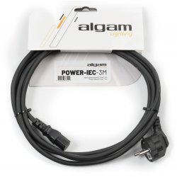 Algam Lighting POWER-IEC-3M Strm Kabel IEC-stik (3 meter) 