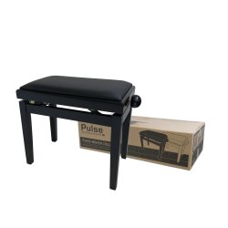 Pulse Piano stol DELUXE sort mat