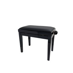 Pulse Piano stol DELUXE sort poleret