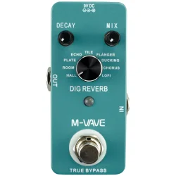 M-Vave Dig Reverb Guitarpedal/Effektpedal - Reverb/Rumklang (Elektrisk Guitar)