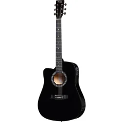 Sant Guitars AC-86EQL BK Venstreh�nd Western Guitar m/pickup