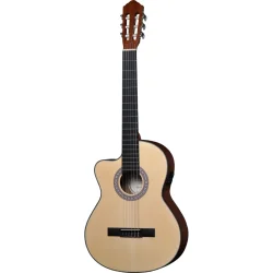 Santana 20-Left-SA Classical Serien Spansk Begynder Venstreh�nds Guitar m/indbygget mikrofon (Satin)