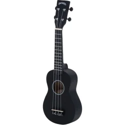 Santana U01 SBK Sopran Ukulele inkl. taske (satin sort)
