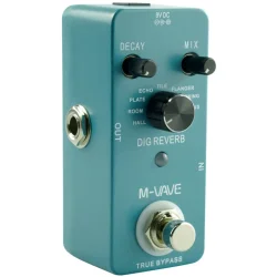M-Vave Dig Reverb Guitarpedal/Effektpedal - Reverb/Rumklang (Elektrisk Guitar)
