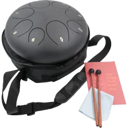 Shelter TGD108 Tongue Drum inkl. k�ller, taske &amp; musikh�fte (25 cm, 8 toner) 