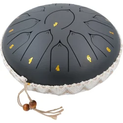 Shelter TGD1315 Tongue Drum inkl. k�ller, taske &amp; musikh�fte (33 cm, 15 toner) 