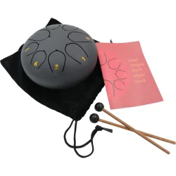 Shelter TGD68 Tongue Drum inkl. k�ller, pose &amp; musikh�fte (15 cm, 8 toner)